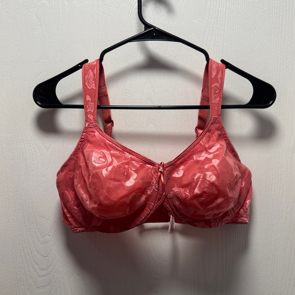 Wacoal Floral Women's Bra - Coral